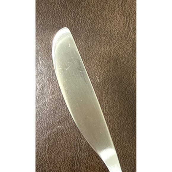 Oneida STAFFORD Satin Stainless 18/10 Slotted Serving Spoon, Sugar, Butter EUC - Picture 8 of 16